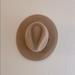 Anthropologie Accessories | Anthropologie. Felt. One Size. Fedora Style Hat | Color: Tan | Size: Os