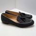 J. Crew Shoes | J. Crew Charlie Loafers In Gray Wool Flannel With Black Patent Tassels Sz. 6.5 | Color: Black/Gray | Size: 6.5
