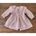 Jessica Simpson Dresses | Jessica Simpson Pink Muslin Long Sleeve Dress Toddler Size 18 Months | Color: Pink | Size: 12-18mb