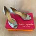 Kate Spade Shoes | Kate Spade Silver Glitter Dress Heels Style Sage/Starlight In Size 7 1/2 | Color: Silver | Size: 7.5