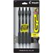 Pilot G2 Premium Gel Roller Pens - Fine Pen Point - 0.7 mm Pen Point Size - Refillable - Retractable - Black Gel-based Ink - 4 / Pack | Bundle of 5