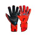 Torwarthandschuhe REUSCH "Attrakt Fusion Guardian AdaptiveFlex" Gr. 9, rot Damen Handschuhe Sporthandschuhe