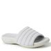 Original Comfort By Dearfoams Emma Low Foam Slide - Womens 8 Silver Sandal Medium