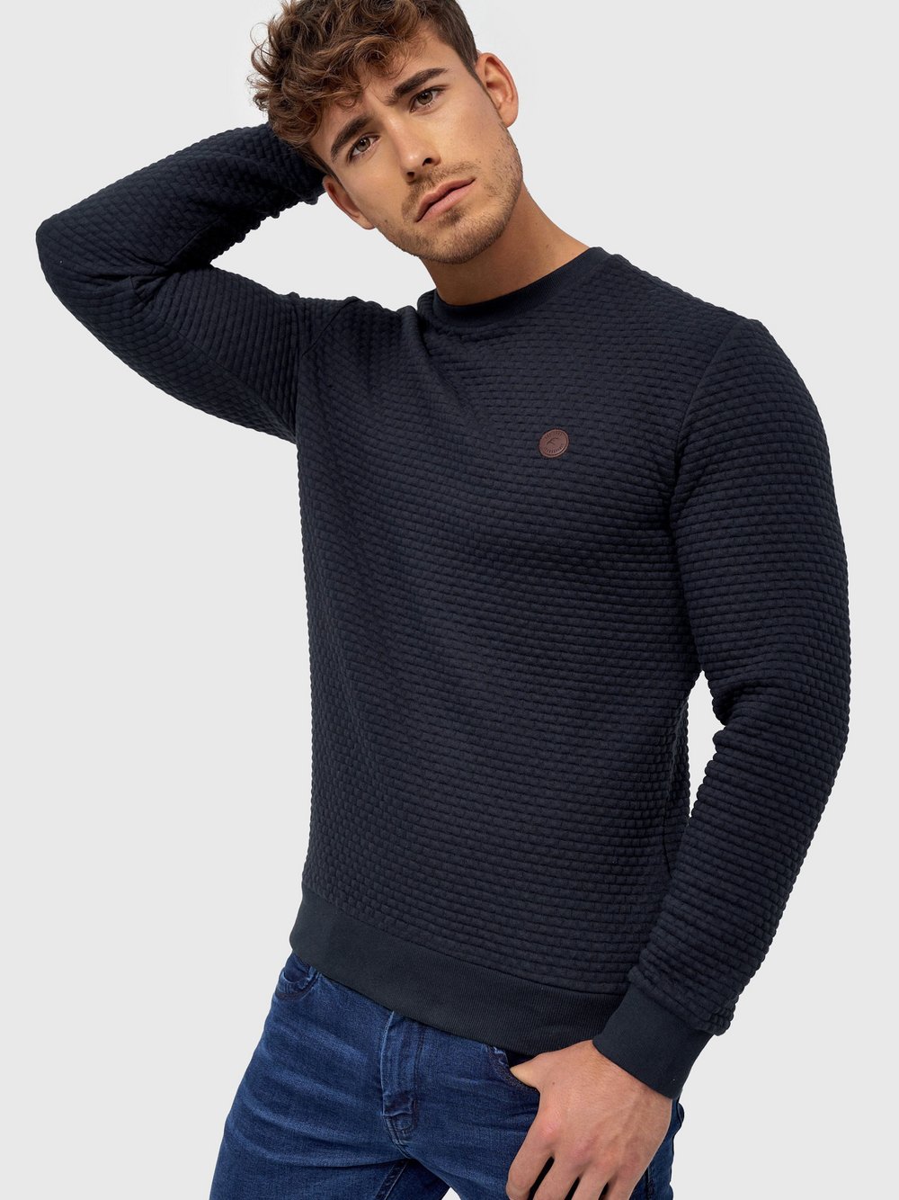 Indicode Sweatshirt Herren marine, XXL Image