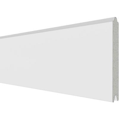 TraumGarten Sichtschutzzaun SYSTEM ALU PLUS Einzelprofil Weiß Sichtschutz Steckzaun Lamellenzaun, 178 cm Image