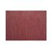 Gray/Red 106 x 72 x 0.15 in Area Rug - Chilewich Bamboo Machine Woven Terrastrand Yarns Indoor/Outdoor Area Rug in Cranberry/Gray | Wayfair