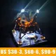 Kit d'éclairage LED pour blocs de construction Apollo 11 Lunar Lander briques lumières uniquement