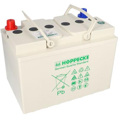 Hoppecke trak bloc 12V 60Ah 12 tb 60 agm Blei Traktions-/ Blockbatterie M8 Anschluss