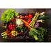 Hokku Designs Fresh Vegetables In Basket Canvas in Brown/Green | 20 H x 30 W x 1.25 D in | Wayfair 2AE379E936834B34AA7964E801B9A784