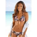 Triangel-Bikini BUFFALO Gr. 36, Cup C/D, bunt (braun, apricot) Damen Bikini-Sets Ocean Blue