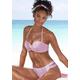 Bügel-Bandeau-Bikini S.OLIVER Gr. 38, Cup C, rosa (rosé, weiß) Damen Bikini-Sets Ocean Blue