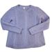 J. Crew Sweaters | J. Crew Cotton Wool Cable Knit Crewneck Sweater Purple F8455 | Color: Purple | Size: M