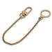 Louis Vuitton Accessories | Louis Vuitton Louis Vuitton Chenne Anocre Keychain Keyring Gold Gp M58021 | Color: Gold | Size: Os