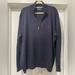Polo By Ralph Lauren Sweaters | Men Polo By Ralph Lauren Quarter Zip Pullover Sweater, Size Xxl In Navy Blue | Color: Blue | Size: Xxl