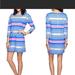 Lilly Pulitzer Dresses | Lilly Pulitzer Lena Dress - Tiki Stripe Dress. Beautiful Condition Worn Once | Color: Blue/White | Size: L