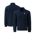 Men's Cutter & Buck Navy Houston Astros Stars Stripes Roam Eco Recycled Full-Zip Jacket