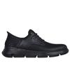 Skechers Men's Slip-ins: Garza - Gervin Slip-On Shoes | Size 8.5 | Black | Leather/Synthetic