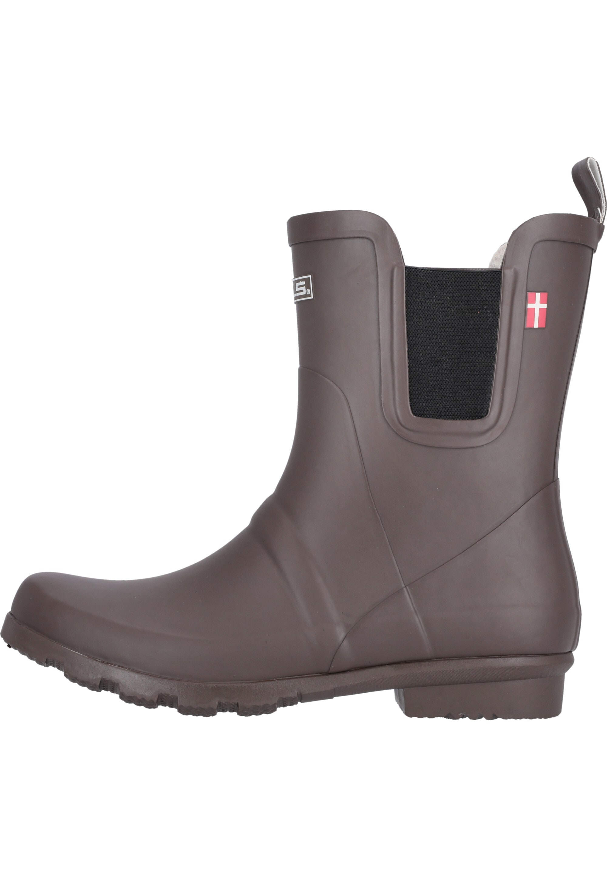 Gummistiefel MOLS "Suburbs", Gr. 38, braun (dunkelbraun), Gummi, Schuhe, mit wasserdichter Funktion Image