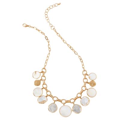 Draper's & Damon's Women's Touch Of Pearl Necklace - White