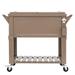 Permasteel 80 Qt. Furniture Style Rolling Patio Cooler in Brown | Wayfair PS-203F1-TP