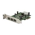 StarTech.com 3 Port 2b 1a Low Profile 1394 PCI Express FireWire Card A