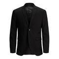 Jack & Jones Junior Boys Solar Suit Blazer - Black, Black, Size Age: 14 Years