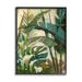 Stupell Industries Tropical Jungle Plant Leaves Giclee Art By Elaine Vollherbst-Lane Wood in Brown | 14 H x 11 W x 1.5 D in | Wayfair