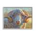 Stupell Industries Country Sheep Modern Portrait Giclee Art By Rita Kirkman Wood in Brown/Indigo | 24 H x 30 W x 1.5 D in | Wayfair