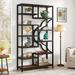 XDYZ 74.8" H x 39.37" W Steel Etagere Bookcase in Brown | 74.8 H x 39.37 W x 11.81 D in | Wayfair XDYZ0405