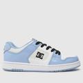 DC manteca 4 trainers in white & blue