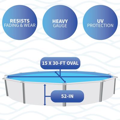 Blue Wave Pebble Cove Unibead Heavy Gauge Above Ground Pool Liner