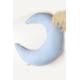 Moon Pillow - Crescent Cushion & Star Nursery Decor Plush Toy Baby Toddler Room Kids Bedding