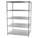 Chrome Wire Shelving with 5 Shelves - 36 d x 48 w x 54 h (SC364854-5)