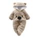 Jumpsuit Boy Hooded Solid Girl Romper Clothes Baby Velvet Cartoon Bear Girls Outfits Set Young Girl Outfits Baby Girl Baby Bouquet Made with Baby Clothes Welcome New Baby Girl 4t Girl Summer