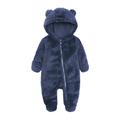 Jumpsuit Coat Hooded Romper Baby Boy Jacket Outerwear Girl Footed Girls Coat jacket Winter Coat for Teenage Girls Girls Trench Coat 4t Girls down Coat Ski Jacket Girls Size 14 Kids Winter Coats