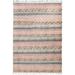 Casavani Pure Cotton Geometric Yoga Area Rug Pink 5x10 feet