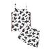 B91xZ Baby Girl Outfits Kids Girls Fashional Floral Suspender Top Printed Short Pants 2pcs Girls Outfits&Set Size 0 Months