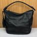 J. Crew Bags | J. Crew Peyton Pebbled Hobo Shoulder Bag Black Leather | Color: Black | Size: Os