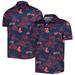 Men's Reyn Spooner Navy Boston Red Sox Cooperstown Collection Puamana Print Polo