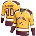 Men's GameDay Greats Gold Minnesota Golden Gophers NIL Pick-A-Player Hockey Jersey