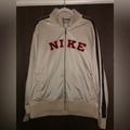 Nike Jackets & Coats | Nike Vintage Retro Tan Zip-Front Jacket Size L | Color: Tan | Size: L