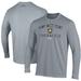 Men's Under Armour Gray Army Black Knights Track & Field Performance Long Sleeve T-Shirt