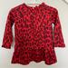 Kate Spade Dresses | Kate Spade | Red Cheetah Print Drop Waist Dress | Color: Red | Size: 18mb