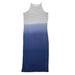 Athleta Dresses | Athleta Sunkissed Midi Tank Dress Ombre Blue | Color: Blue/White | Size: M