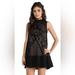 Free People Dresses | Free People Angel Lace Black Dress Size S Retail Price $118 | Color: Black/Cream | Size: S