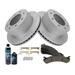 2007-2010 GMC Sierra 3500 HD Rear Brake Pad and Rotor Kit - TRQ BKA21353