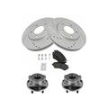 2003-2006 Chrysler Town & Country Front Brake Pad and Rotor and Wheel Hub Kit - TRQ