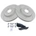 2010-2012 Ford Taurus Front Brake Pad and Rotor Kit - TRQ BKA20874