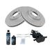 2004-2013 Mazda 3 Front Brake Pad and Rotor Kit - TRQ BKA18149