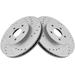 2002-2008 Jaguar X Type Front Brake Rotor Set - TRQ BRA74747